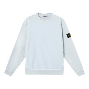 Stone Island Malfilé Fleece "Old" Effect Crewneck Sweatshirt in Sky BlueSweatshirtsStone IslandDPUS Designer OutletSStone Island Malfilé Fleece "Old" Effect Crewneck Sweatshirt in Sky Blue