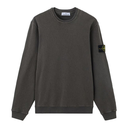 Stone Island Malfile Fleece "Old" Effect Crewneck SweatshirtSweatshirtsStone IslandDPUS Designer Outlet8053819377513Charcoal GreySStone Island Malfile Fleece "Old" Effect Crewneck Sweatshirt