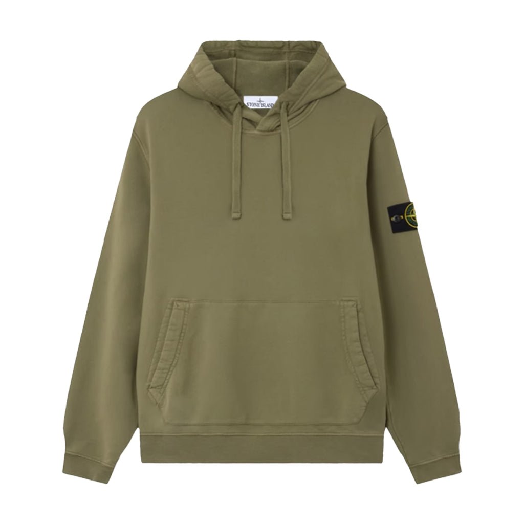Stone Island Malfile Fleece "Old" Effect Hooded SweatshirtHoodies & Zip - UpsStone IslandDPUS Designer Outlet8053819405582Military GreenSStone Island Malfile Fleece "Old" Effect Hooded Sweatshirt