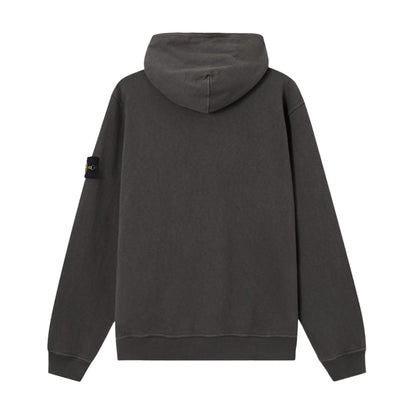 Stone Island Malfile Fleece "Old" Effect Hooded SweatshirtHoodies & Zip - UpsStone IslandDPUS Designer Outlet8053819405520Charcoal GreySStone Island Malfile Fleece "Old" Effect Hooded Sweatshirt