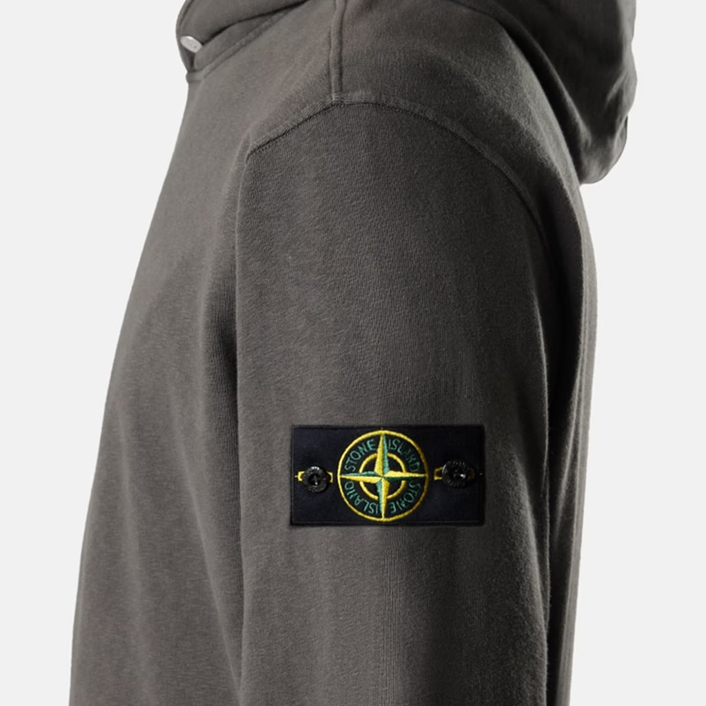 Stone Island Malfile Fleece "Old" Effect Hooded SweatshirtHoodies & Zip - UpsStone IslandDPUS Designer Outlet8053819405520Charcoal GreySStone Island Malfile Fleece "Old" Effect Hooded Sweatshirt