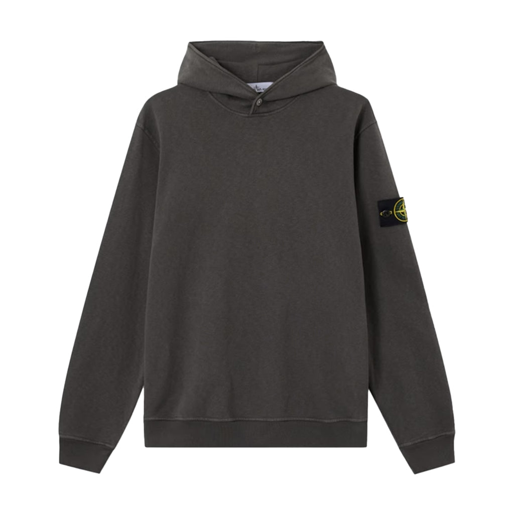 Stone Island Malfile Fleece "Old" Effect Hooded SweatshirtHoodies & Zip - UpsStone IslandDPUS Designer Outlet8053819405520Charcoal GreySStone Island Malfile Fleece "Old" Effect Hooded Sweatshirt
