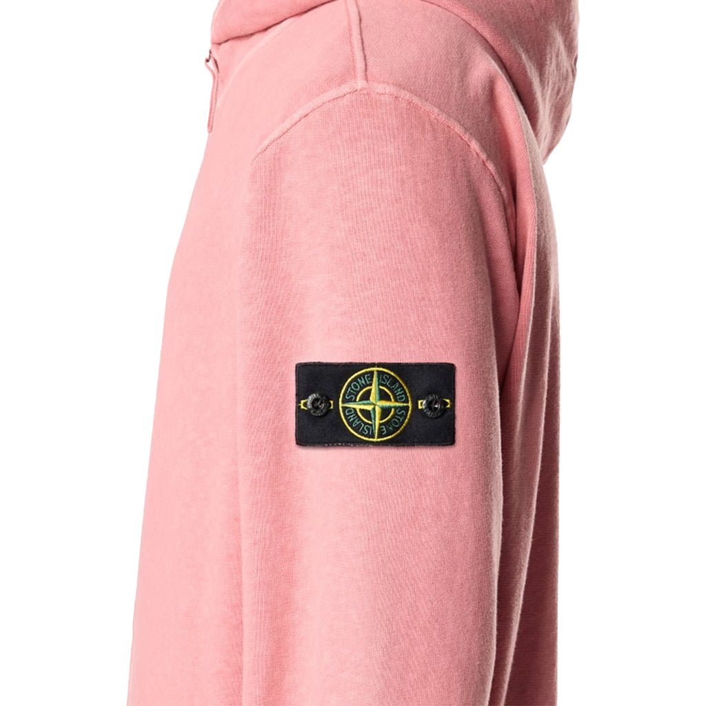 [Stone Island] Malfile Fleece "Old" Effect Zip - Up Hooded SweatshirtHoodies & Zip - UpsStone IslandDPUS Designer Outlet8053819304656OleanderS[Stone Island] Malfile Fleece "Old" Effect Zip - Up Hooded Sweatshirt