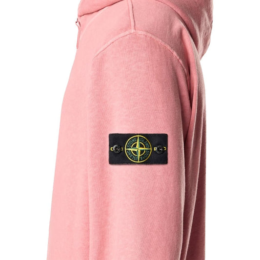 [Stone Island] Malfile Fleece "Old" Effect Zip - Up Hooded SweatshirtHoodies & Zip - UpsStone IslandDPUS Designer Outlet8053819304656OleanderS[Stone Island] Malfile Fleece "Old" Effect Zip - Up Hooded Sweatshirt