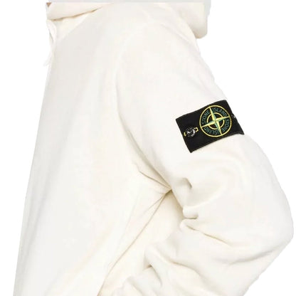 [Stone Island] Malfile Fleece "Old" Effect Zip - Up Hooded SweatshirtHoodies & Zip - UpsStone IslandDPUS Designer Outlet8053819304717IvoryS[Stone Island] Malfile Fleece "Old" Effect Zip - Up Hooded Sweatshirt