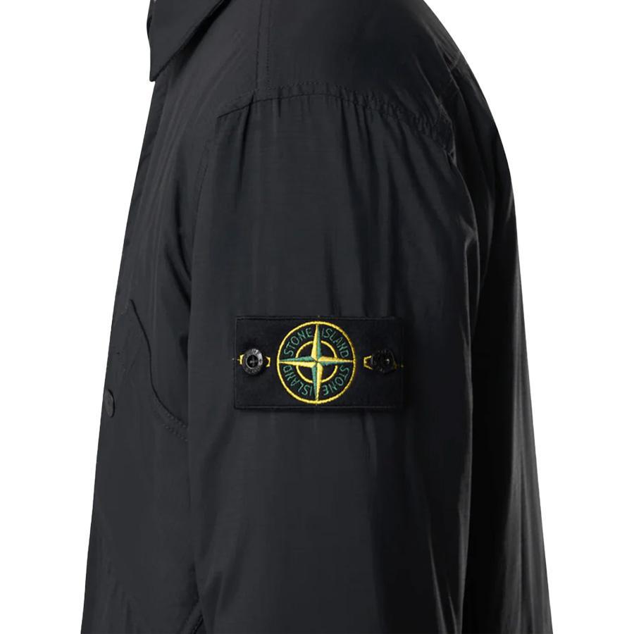Stone Island Matt Ripstop Cordura Jacket in BlackOvershirtStone IslandDPUS Designer Outlet8053813486143SStone Island Matt Ripstop Cordura Jacket in Black