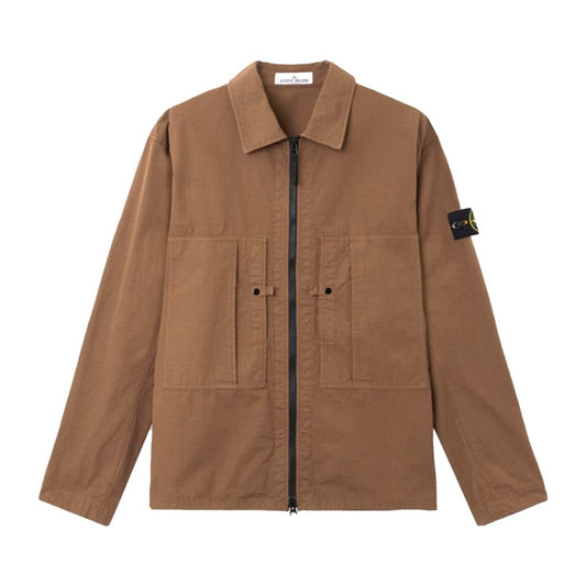 [Stone Island] Mercerised Cotton Ripstop OvershirtCoats & JacketsStone IslandDPUS Designer Outlet8053819317410UmberS[Stone Island] Mercerised Cotton Ripstop Overshirt