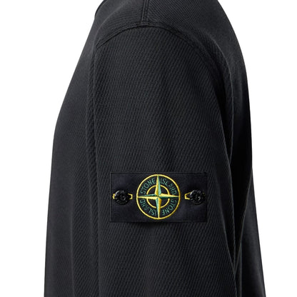 Stone Island Mesh Stitch Cotton Fleece Crewneck SweatshirtSweatshirtsStone IslandDPUS Designer Outlet8053819225050BlackSStone Island Mesh Stitch Cotton Fleece Crewneck Sweatshirt