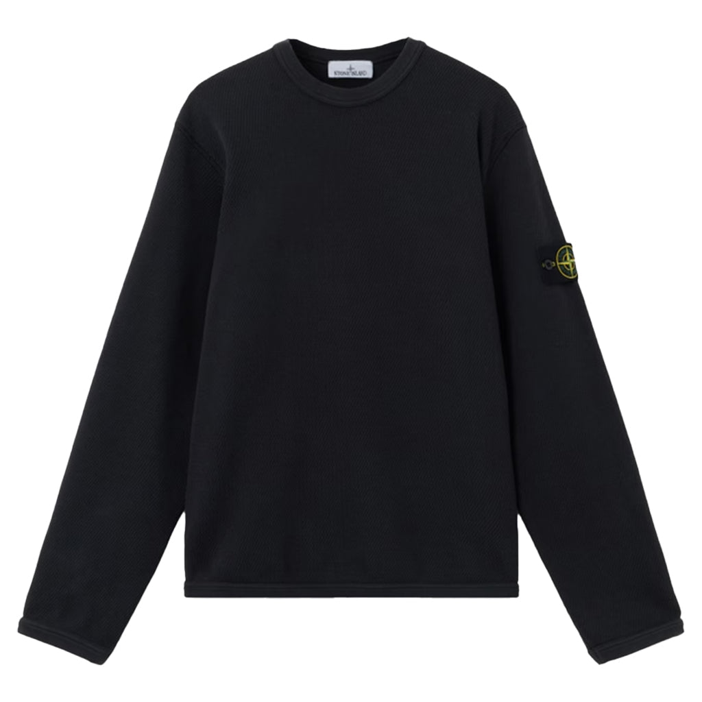 Stone Island Mesh Stitch Cotton Fleece Crewneck SweatshirtSweatshirtsStone IslandDPUS Designer Outlet8053819225050BlackSStone Island Mesh Stitch Cotton Fleece Crewneck Sweatshirt