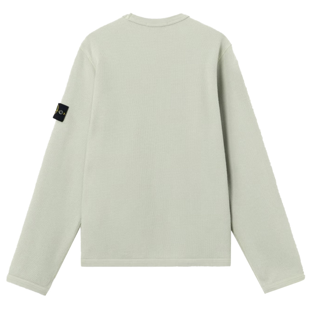 Stone Island Mesh Stitch Cotton Fleece Crewneck SweatshirtSweatshirtsStone IslandDPUS Designer Outlet8053819225104Sage GreenSStone Island Mesh Stitch Cotton Fleece Crewneck Sweatshirt