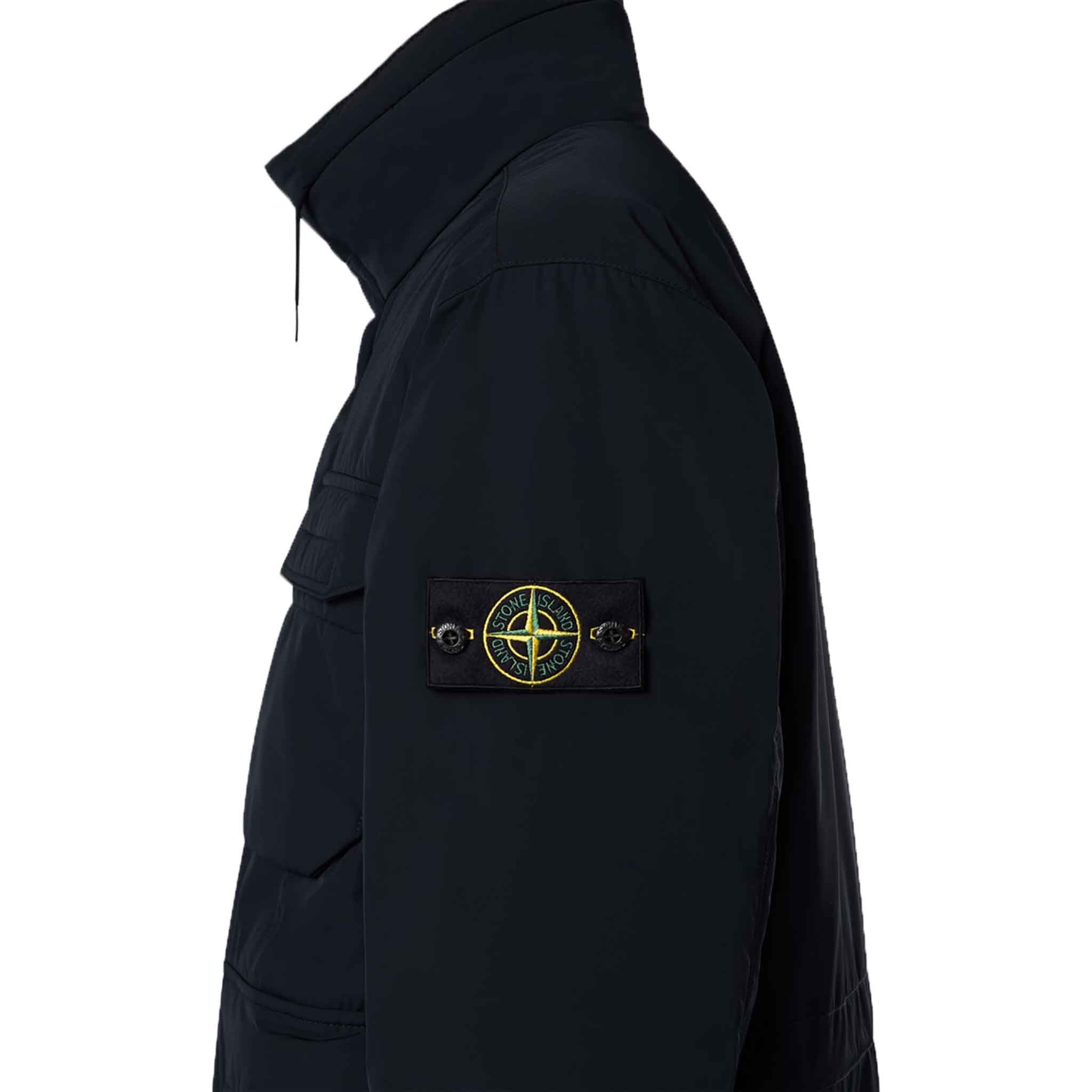 Stone Island Micro Twill With Primaloft Insulation Field Jacket in BlackCoats & JacketsStone IslandDPUSSStone Island Micro Twill With Primaloft Insulation Field Jacket in Black