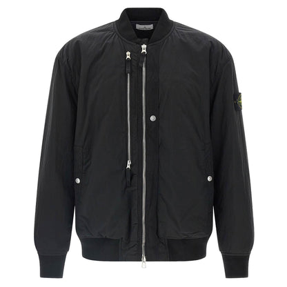 Stone Island Nylon Metal Bomber Jacket in BlackCoats & JacketsStone IslandDPUS Designer Outlet8053813467333MStone Island Nylon Metal Bomber Jacket in Black