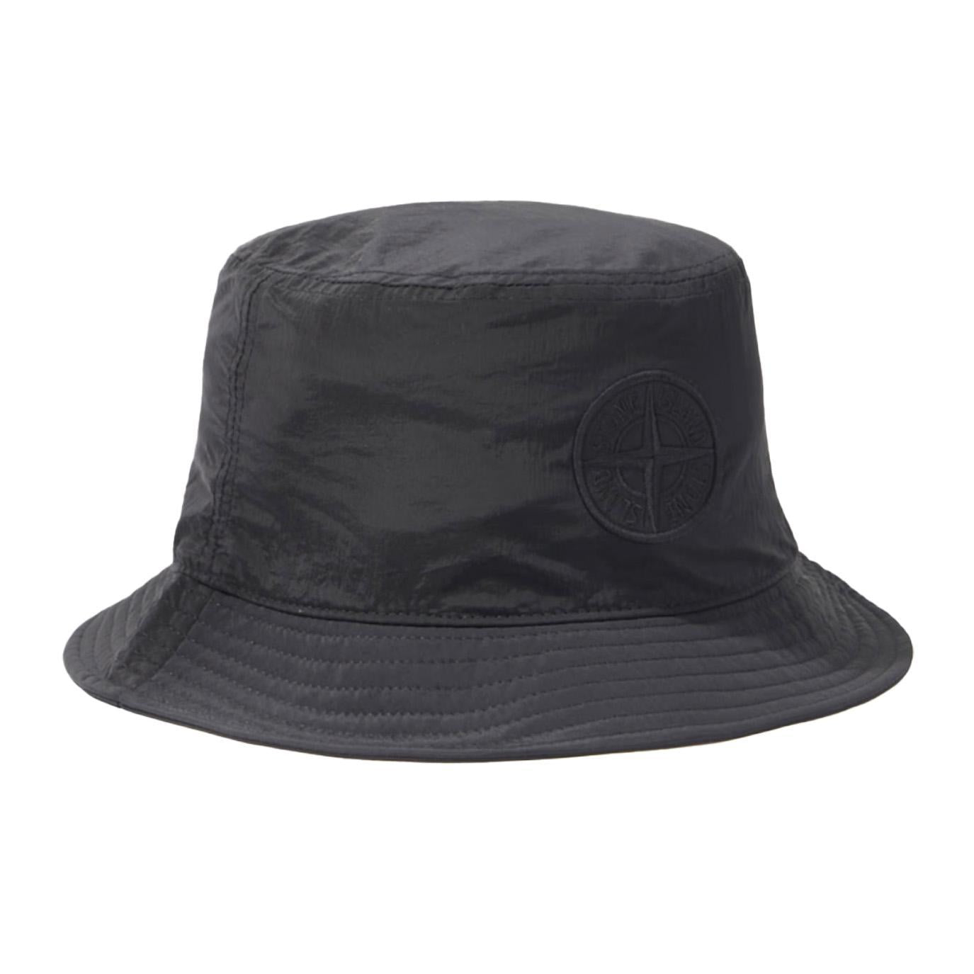 Stone Island Nylon Metal Bucket Hat in BlackCaps & HatsStone IslandDPUS Designer Outlet8053813434014MStone Island Nylon Metal Bucket Hat in Black