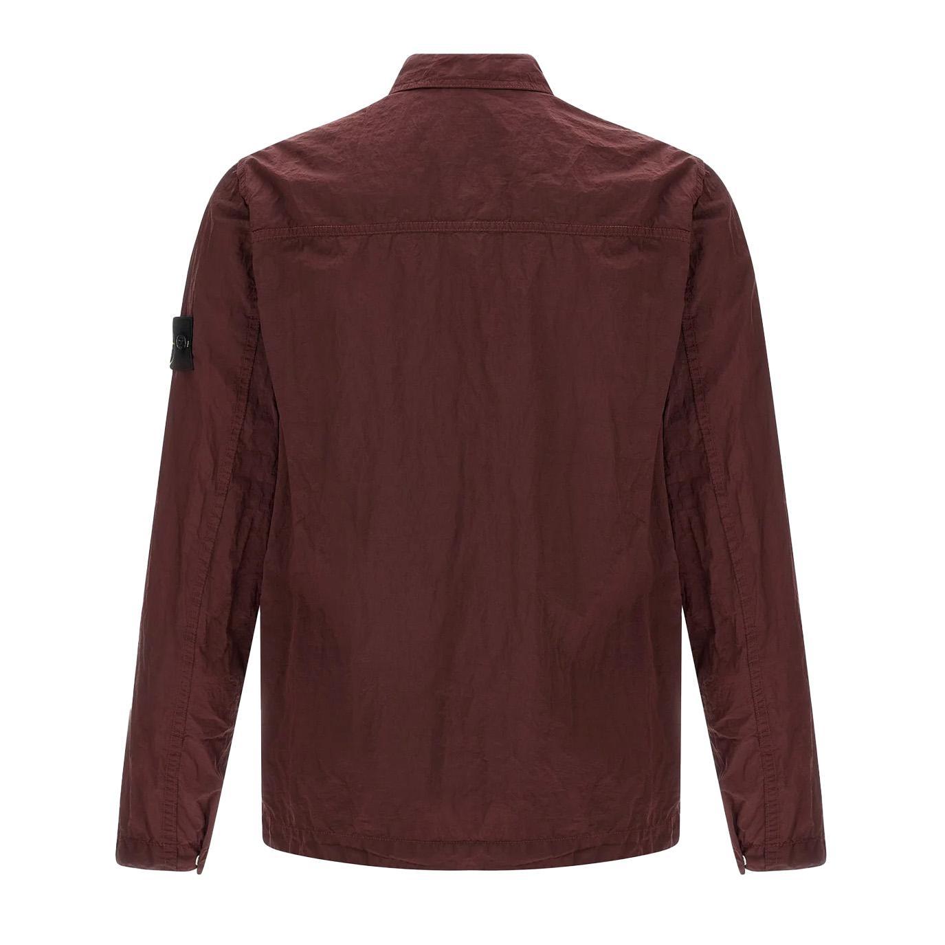 Stone Island Nylon Metal Comfort Fit Overshirt in Dark BurgundyOvershirtStone IslandDPUS Designer Outlet8053813573379SStone Island Nylon Metal Comfort Fit Overshirt in Dark Burgundy
