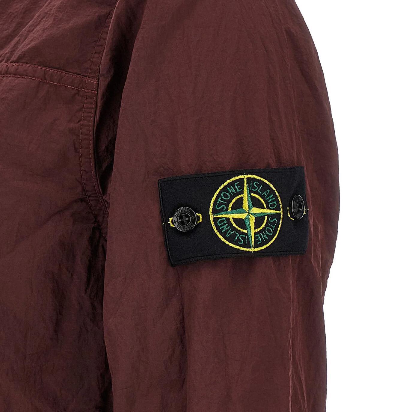 Stone Island Nylon Metal Comfort Fit Overshirt in Dark BurgundyOvershirtStone IslandDPUS Designer Outlet8053813573379SStone Island Nylon Metal Comfort Fit Overshirt in Dark Burgundy