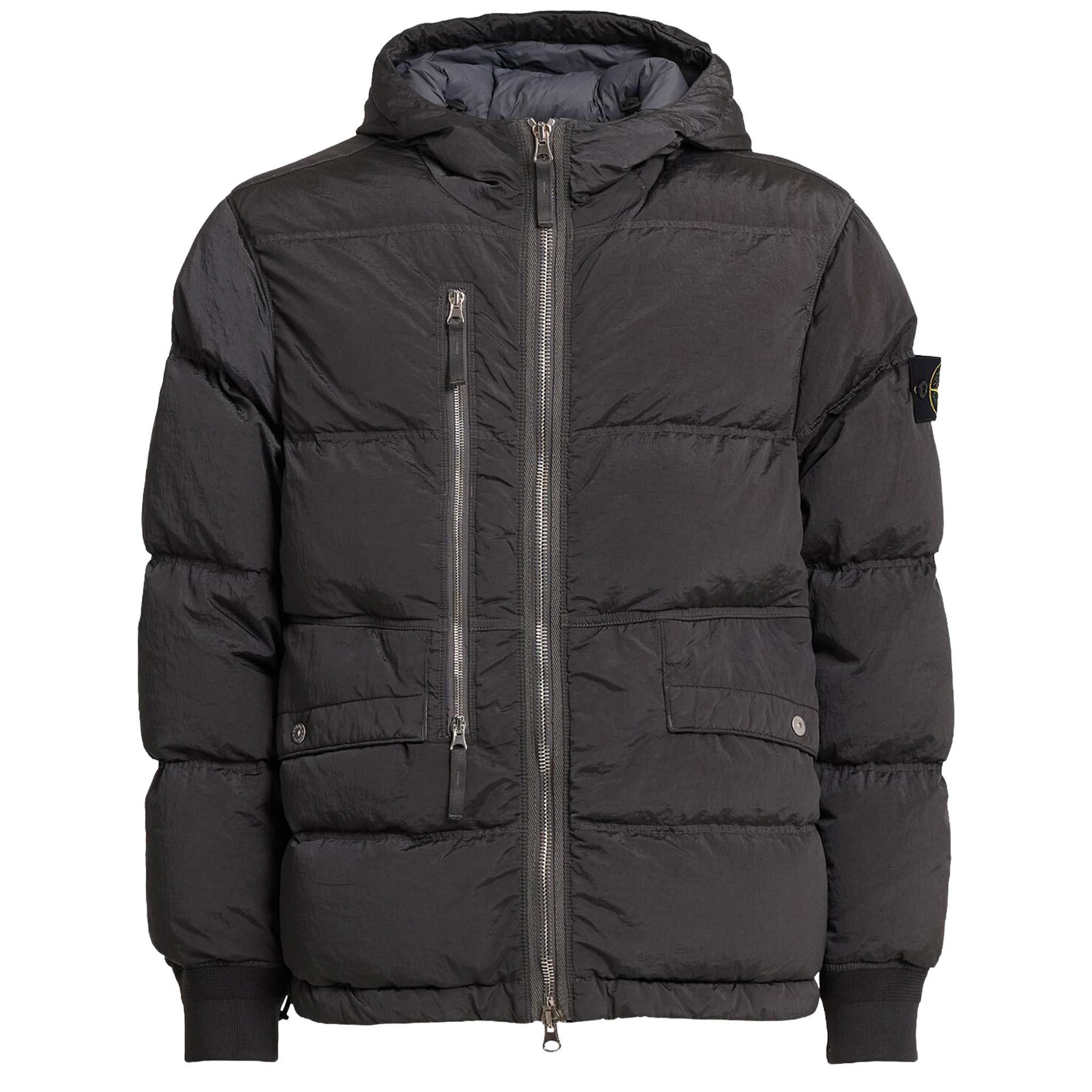 Stone Island Nylon Metal Hooded Down Parka in BlackCoats & JacketsStone IslandDPUS Designer Outlet8053813440978MStone Island Nylon Metal Hooded Down Parka in Black
