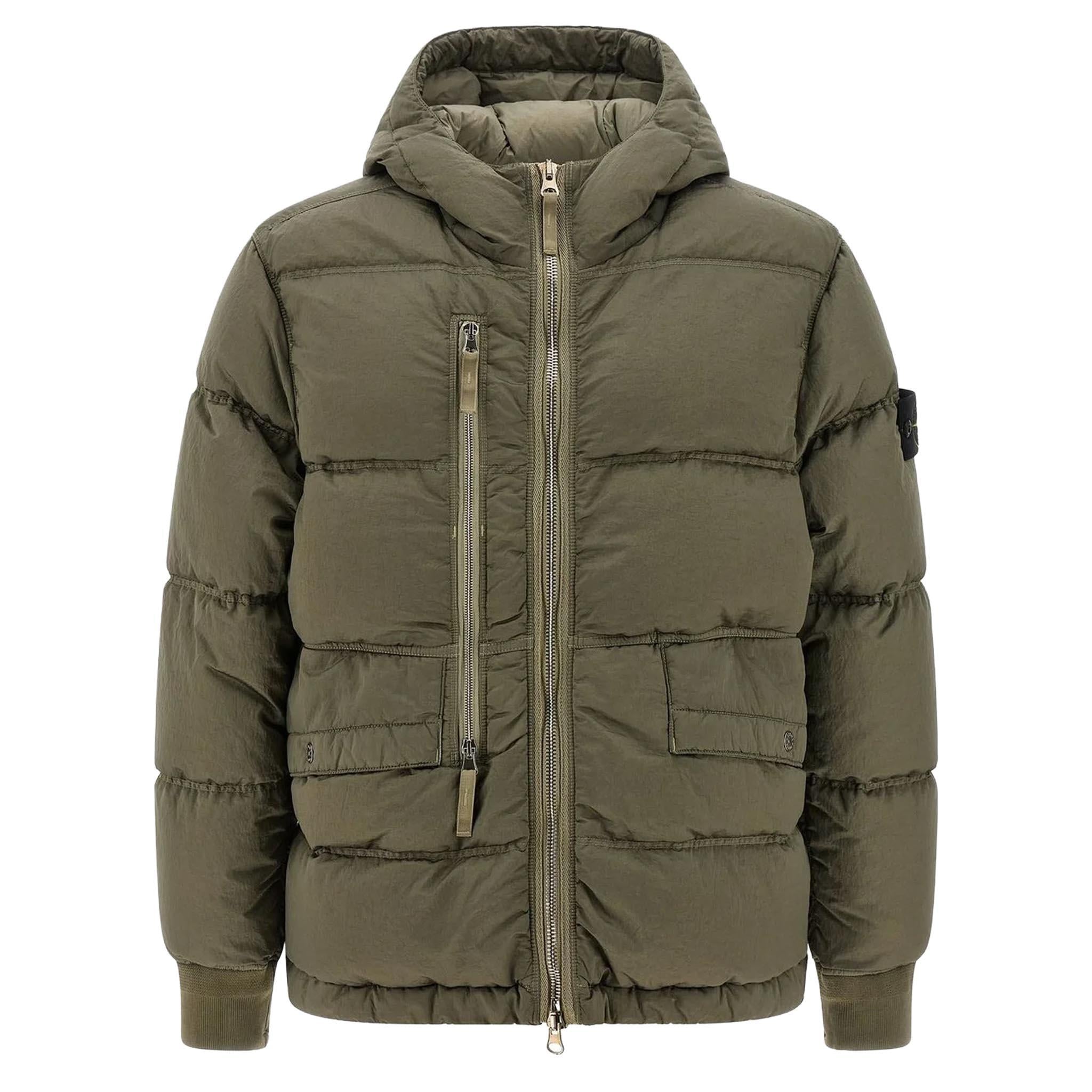 Stone Island Nylon Metal Hooded Down Parka in Military GreenCoats & JacketsDPUS Designer OutletDPUS Designer Outlet8053813453510MStone Island Nylon Metal Hooded Down Parka in Military Green