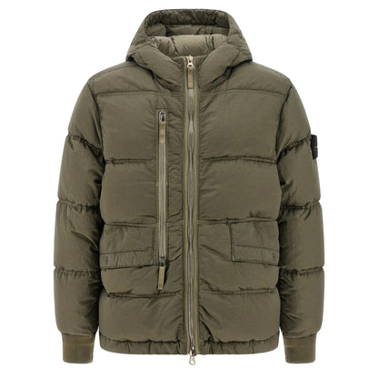 Stone Island Nylon Metal Hooded Down Parka in Military GreenCoats & JacketsDPUS Designer OutletDPUS Designer Outlet8053813453510MStone Island Nylon Metal Hooded Down Parka in Military Green