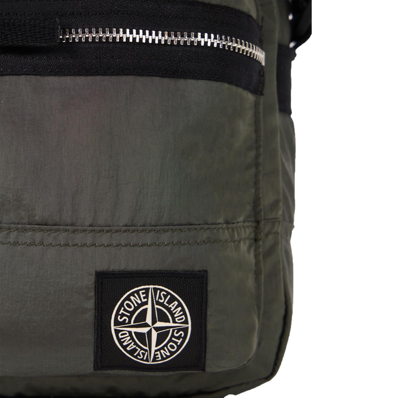 Stone Island Nylon Metal Pouch Bag in Musk GreenBagsStone IslandDPUS Designer Outlet8053813459987Stone Island Nylon Metal Pouch Bag in Musk Green
