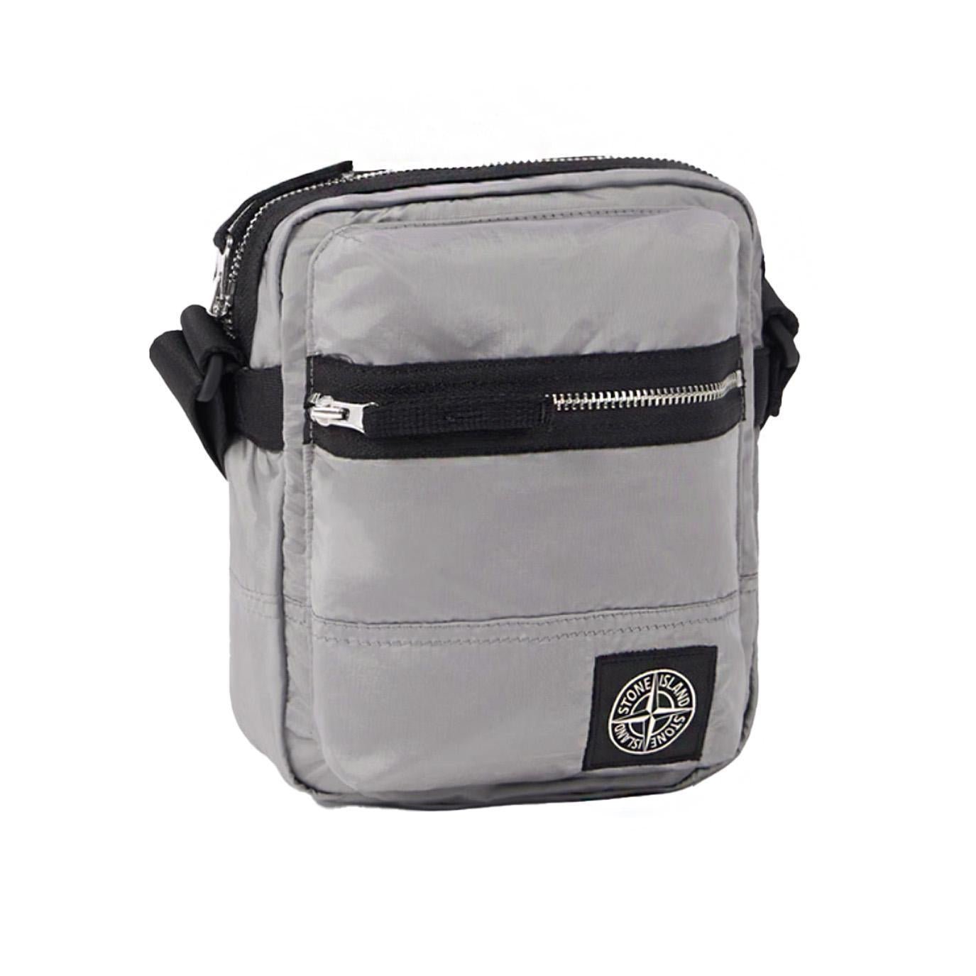 Stone Island Nylon Metal Pouch Bag in Pearl GreyBagsStone IslandDPUS Designer Outlet8053813459994Stone Island Nylon Metal Pouch Bag in Pearl Grey