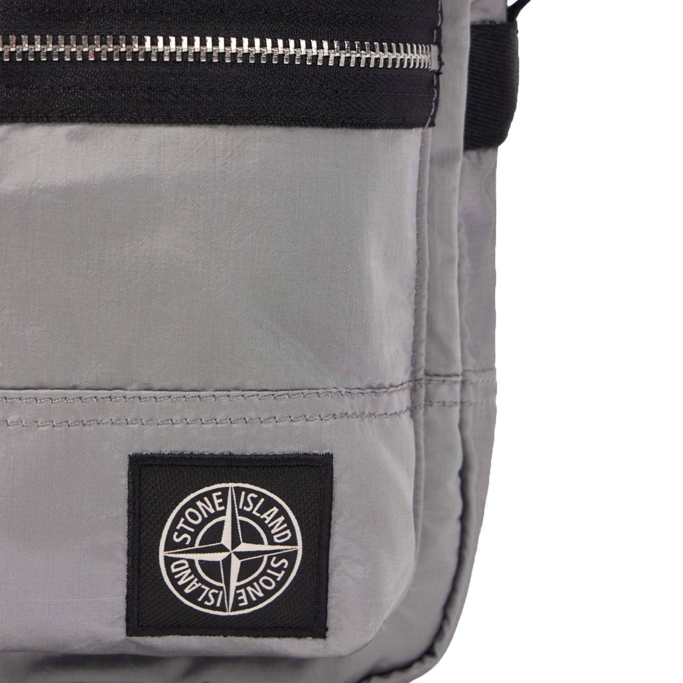 Stone Island Nylon Metal Pouch Bag in Pearl GreyBagsStone IslandDPUS Designer Outlet8053813459994Stone Island Nylon Metal Pouch Bag in Pearl Grey