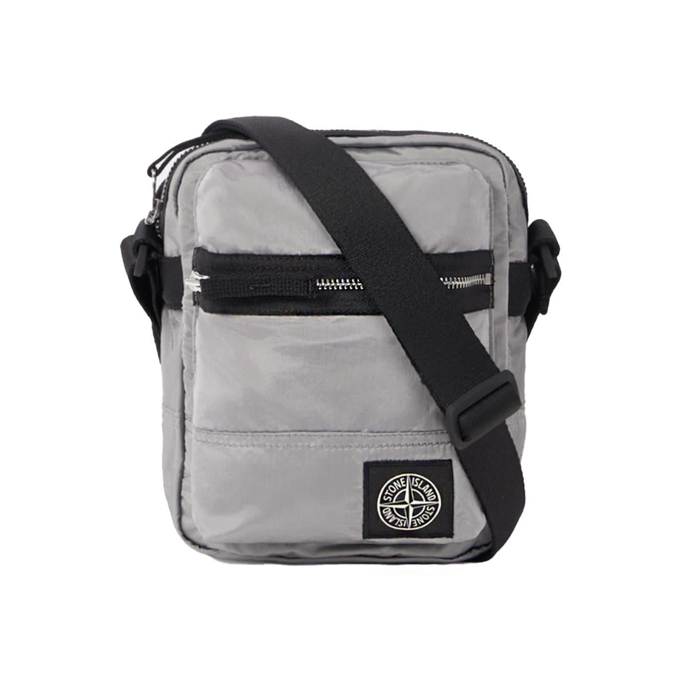 Stone Island Nylon Metal Pouch Bag in Pearl GreyBagsStone IslandDPUS Designer Outlet8053813459994Stone Island Nylon Metal Pouch Bag in Pearl Grey