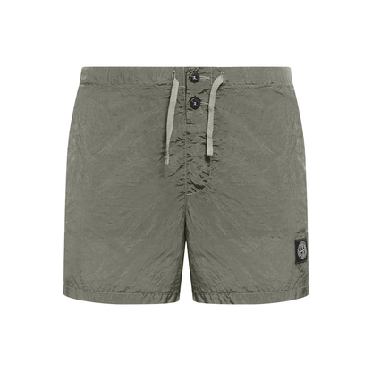 Stone Island Nylon Metal Swim Shorts in Sage Green