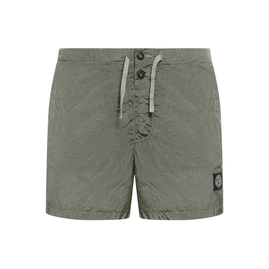Stone Island Nylon Metal Swim Shorts in Sage Green