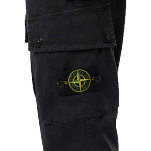 Stone Island 'Old' Effect Slim Fit Cargo Pants in BlackTrousersStone IslandDPUS805624606850430Stone Island 'Old' Effect Slim Fit Cargo Pants in Black