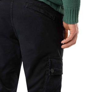 Stone Island 'Old' Effect Slim Fit Cargo Pants in BlackTrousersStone IslandDPUS805624606850430Stone Island 'Old' Effect Slim Fit Cargo Pants in Black