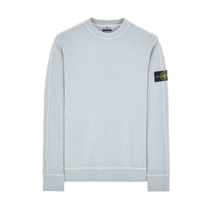 Stone Island 'Old Treatment' Crewneck Sweatshirt in Sky BlueSweatshirtsStone IslandDPUSSStone Island 'Old Treatment' Crewneck Sweatshirt in Sky Blue