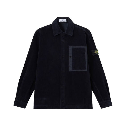 [Stone Island] Organic Cotton Corduroy 800 OvershirtOvershirtStone IslandDPUS Designer OutletL2S151200016-S0212-V0020-M8053819109749Navy BlueM[Stone Island] Organic Cotton Corduroy 800 Overshirt