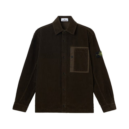 [Stone Island] Organic Cotton Corduroy 800 OvershirtOvershirtStone IslandDPUS Designer OutletL2S151200016-S0212-V0078-M8053819109817Coal GreyM[Stone Island] Organic Cotton Corduroy 800 Overshirt