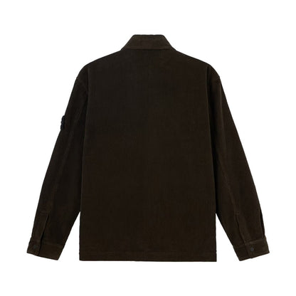 [Stone Island] Organic Cotton Corduroy 800 OvershirtOvershirtStone IslandDPUS Designer OutletL2S151200016-S0212-V0078-M8053819109817Coal GreyM[Stone Island] Organic Cotton Corduroy 800 Overshirt