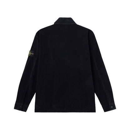 [Stone Island] Organic Cotton Corduroy 800 OvershirtOvershirtStone IslandDPUS Designer OutletL2S151200016-S0212-V0020-M8053819109749Navy BlueM[Stone Island] Organic Cotton Corduroy 800 Overshirt