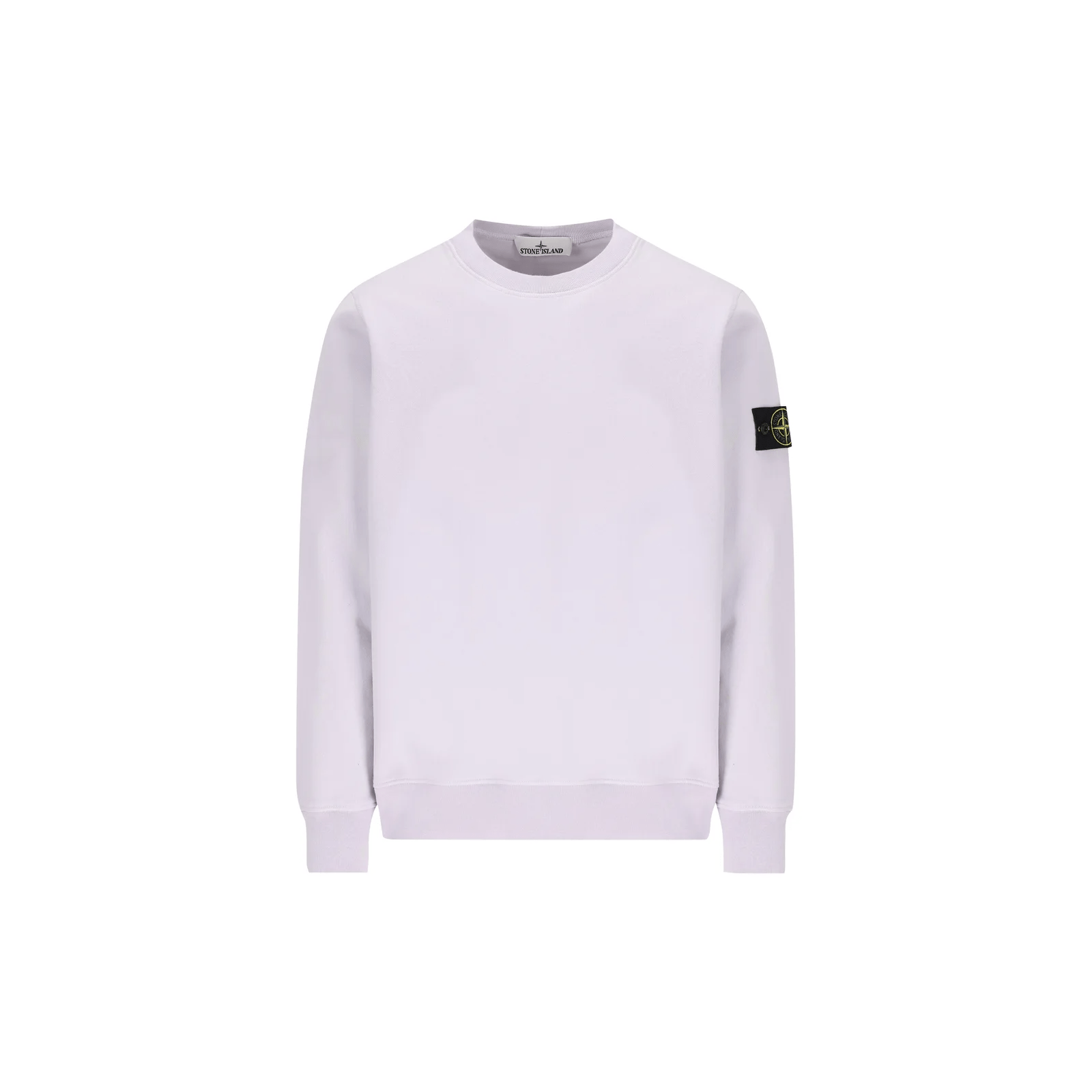 Stone Island Organic Cotton Fleece Crewneck Sweatshirt in LilacSweatshirtsStone IslandDPUS Designer Outlet8050592835391SStone Island Organic Cotton Fleece Crewneck Sweatshirt in Lilac
