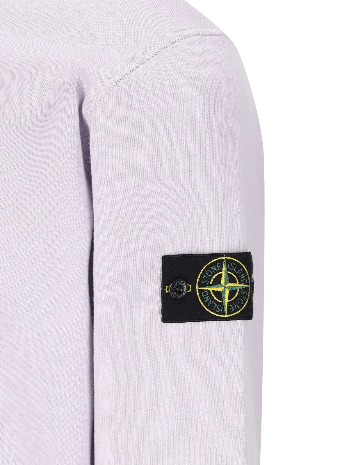 Stone Island Organic Cotton Fleece Crewneck Sweatshirt in LilacSweatshirtsStone IslandDPUS Designer Outlet8050592835391SStone Island Organic Cotton Fleece Crewneck Sweatshirt in Lilac