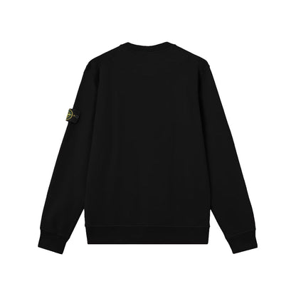 [Stone Island] Organic Cotton Fleece Crewneck SweatshirtSweatshirtsStone IslandDPUS Designer OutletL2S156100060-S0051-V0029-XSBlackXS[Stone Island] Organic Cotton Fleece Crewneck Sweatshirt