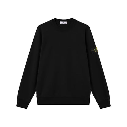 [Stone Island] Organic Cotton Fleece Crewneck SweatshirtSweatshirtsStone IslandDPUS Designer OutletL2S156100060-S0051-V0029-XSBlackXS[Stone Island] Organic Cotton Fleece Crewneck Sweatshirt
