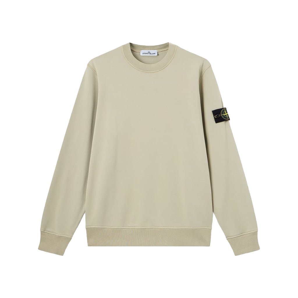 [Stone Island] Organic Cotton Fleece Crewneck SweatshirtSweatshirtsStone IslandDPUS Designer OutletL2S156100060-S0051-V0095-SSandS[Stone Island] Organic Cotton Fleece Crewneck Sweatshirt