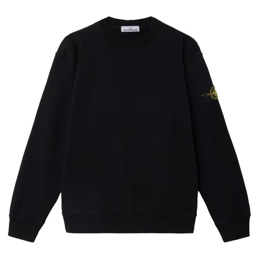 Stone Island Organic Cotton Fleece Garment Dyed SweatshirtSweatshirtsStone IslandDPUS Designer Outlet0154911615748053819077710BlackSStone Island Organic Cotton Fleece Garment Dyed Sweatshirt