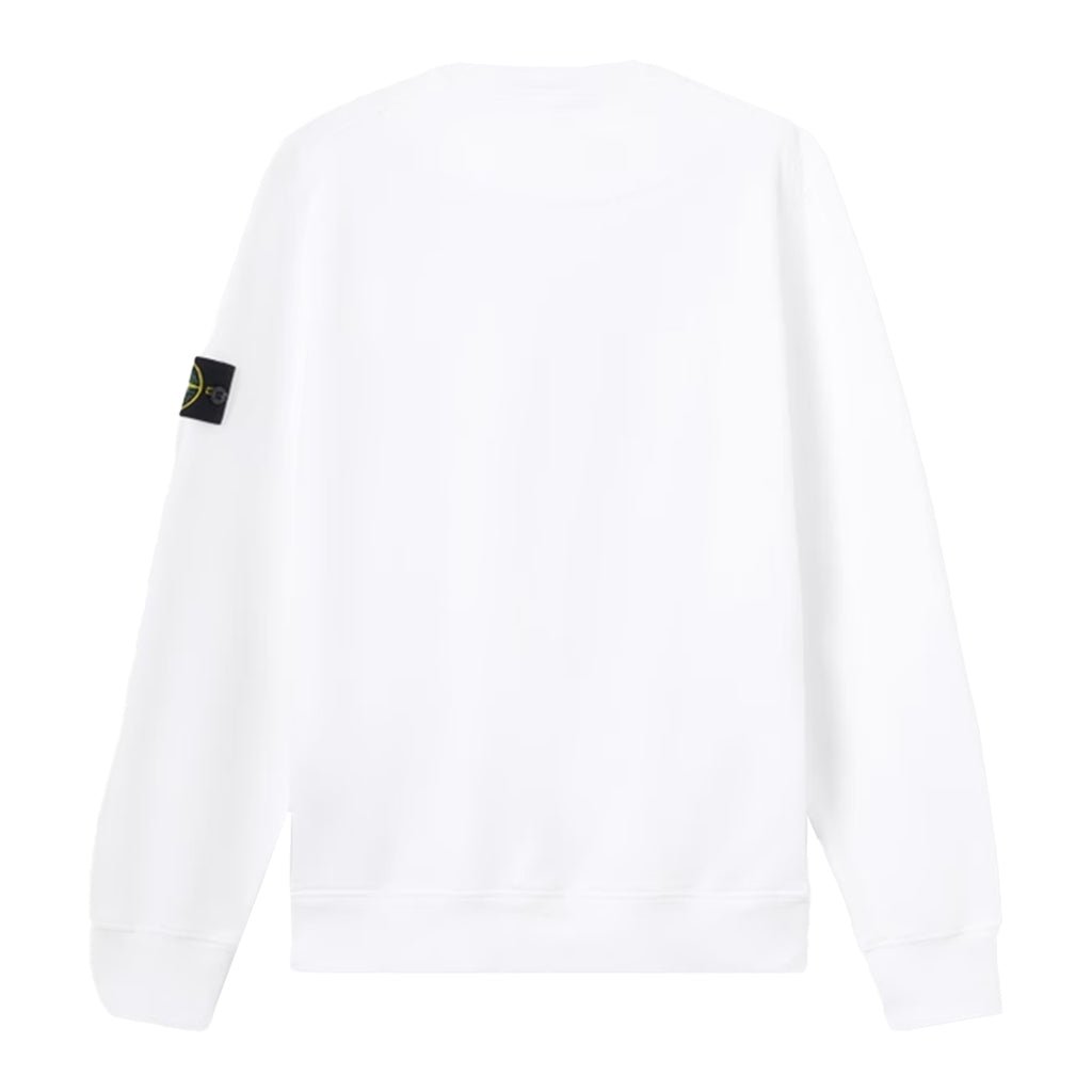 [Stone Island] Organic Cotton Fleece Garment Dyed SweatshirtSweatshirtsStone IslandDPUS Designer Outlet8053819077598White3XL[Stone Island] Organic Cotton Fleece Garment Dyed Sweatshirt