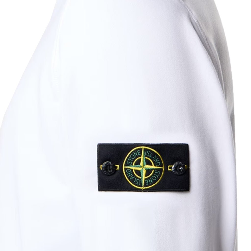 [Stone Island] Organic Cotton Fleece Garment Dyed SweatshirtSweatshirtsStone IslandDPUS Designer Outlet8053819077598White3XL[Stone Island] Organic Cotton Fleece Garment Dyed Sweatshirt