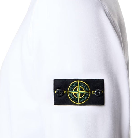[Stone Island] Organic Cotton Fleece Garment Dyed SweatshirtSweatshirtsStone IslandDPUS Designer Outlet8053819077598White3XL[Stone Island] Organic Cotton Fleece Garment Dyed Sweatshirt