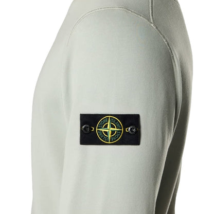 [Stone Island] Organic Cotton Fleece Garment Dyed SweatshirtSweatshirtsStone IslandDPUS Designer OutletSage GreenXS[Stone Island] Organic Cotton Fleece Garment Dyed Sweatshirt