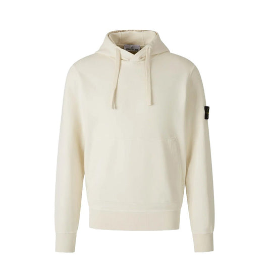 [Stone Island] Organic Cotton Fleece Hooded SweatshirtHoodies & Zip - UpsStone IslandDPUS Designer Outlet8053819429564IvoryS[Stone Island] Organic Cotton Fleece Hooded Sweatshirt