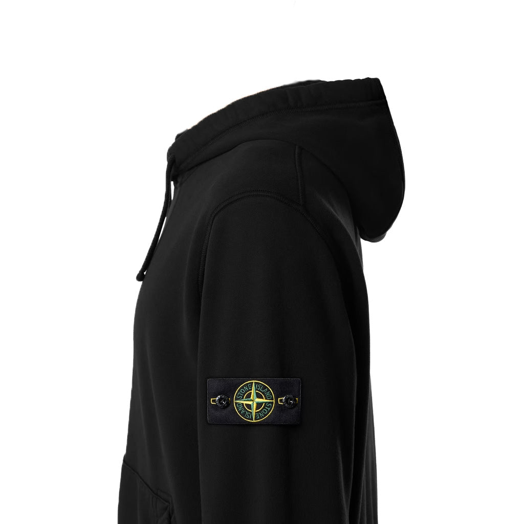 [Stone Island] Organic Cotton Fleece Hooded SweatshirtStone IslandDPUS Designer OutletL2S156100062-S0051-V0029-SBlackS[Stone Island] Organic Cotton Fleece Hooded Sweatshirt