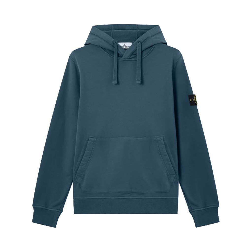 [Stone Island] Organic Cotton Fleece Hooded SweatshirtStone IslandDPUS Designer OutletL2S156100062-S0051-V002E-SSlate BlueS[Stone Island] Organic Cotton Fleece Hooded Sweatshirt