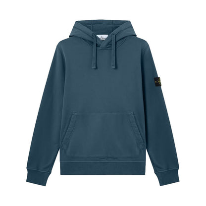 [Stone Island] Organic Cotton Fleece Hooded SweatshirtStone IslandDPUS Designer OutletL2S156100062-S0051-V002E-SSlate BlueS[Stone Island] Organic Cotton Fleece Hooded Sweatshirt