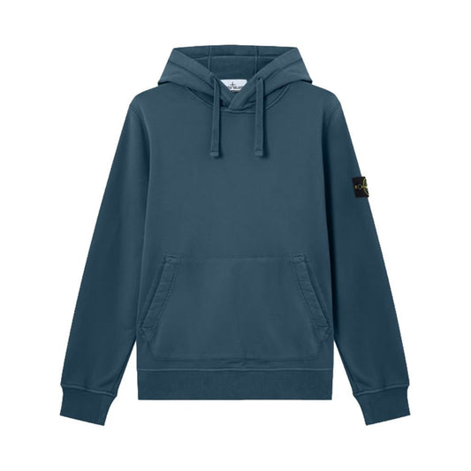 [Stone Island] Organic Cotton Fleece Hooded SweatshirtStone IslandDPUS Designer OutletL2S156100062-S0051-V002E-SSlate BlueS[Stone Island] Organic Cotton Fleece Hooded Sweatshirt